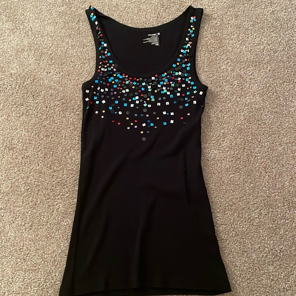 Sparkly tank top!